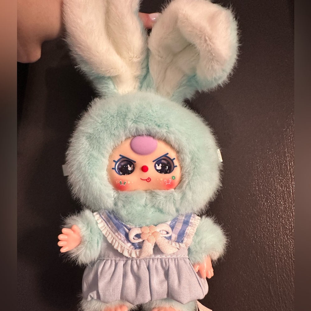 🐰 Baby Three Mini Rabbit new v2 Blind Box BB3 plush pendant NIB special eyes - Picture 10 of 10